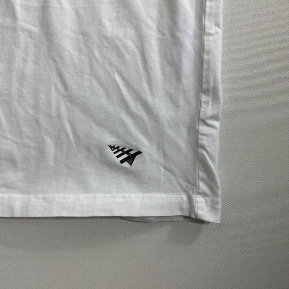 Jay-Z Roc Nation Paper‎ Planes White Short Sleeve Essential T-Shirt Men Large - Picture 3 of 11